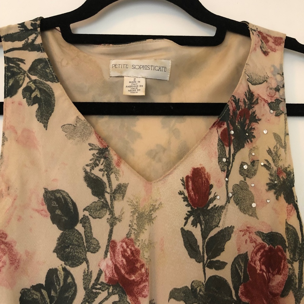 Petite Sophisticate sleeveless dress